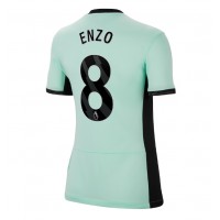 Camisa de time de futebol Chelsea Enzo Fernandez #8 Replicas 3º Equipamento Feminina 2023-24 Manga Curta